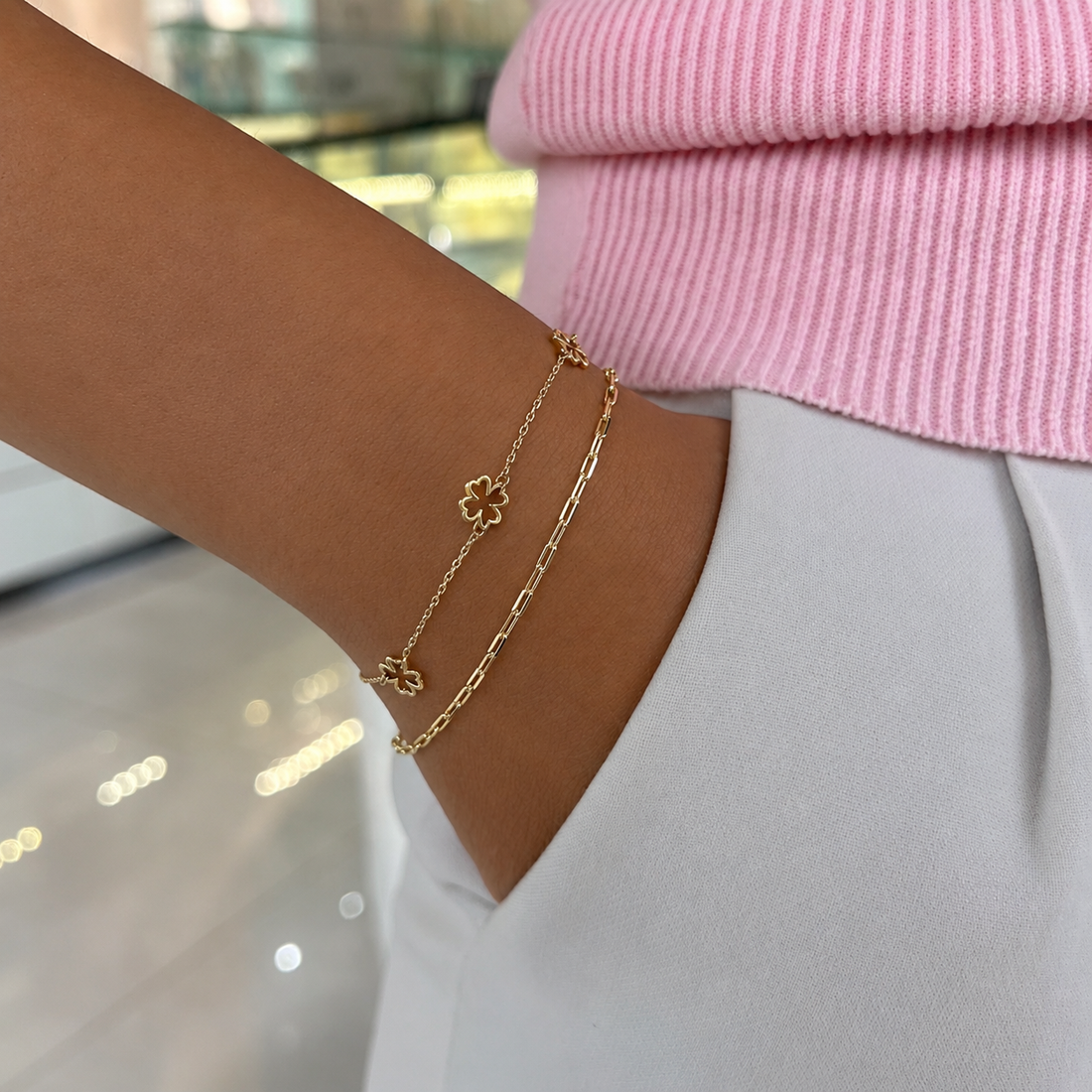 Multi Clover Bracelet