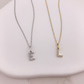 Classic Mini Initial Diamond Necklace