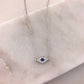 Bold CZ Evil Eye Necklace