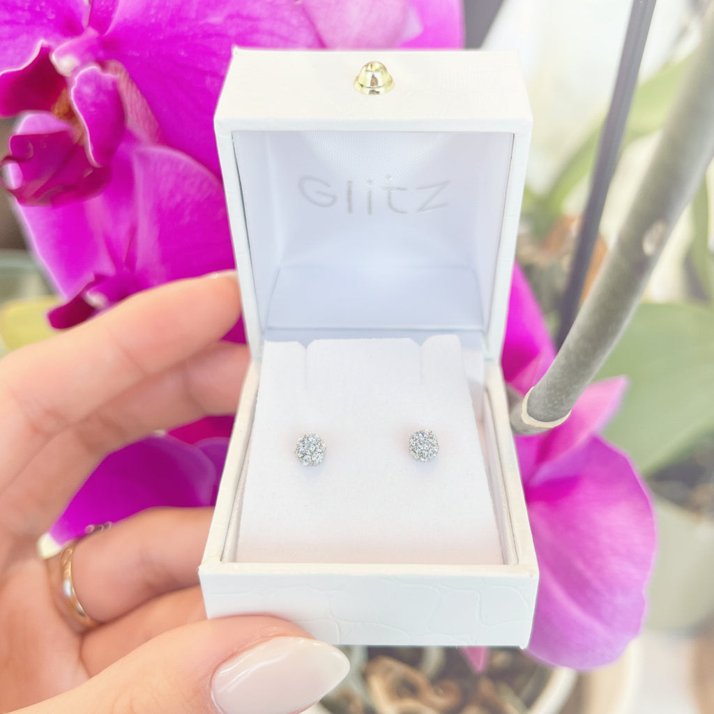 Giulia Flower CZ Comfort Backs