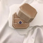 Stella Halo Birthstone Ring