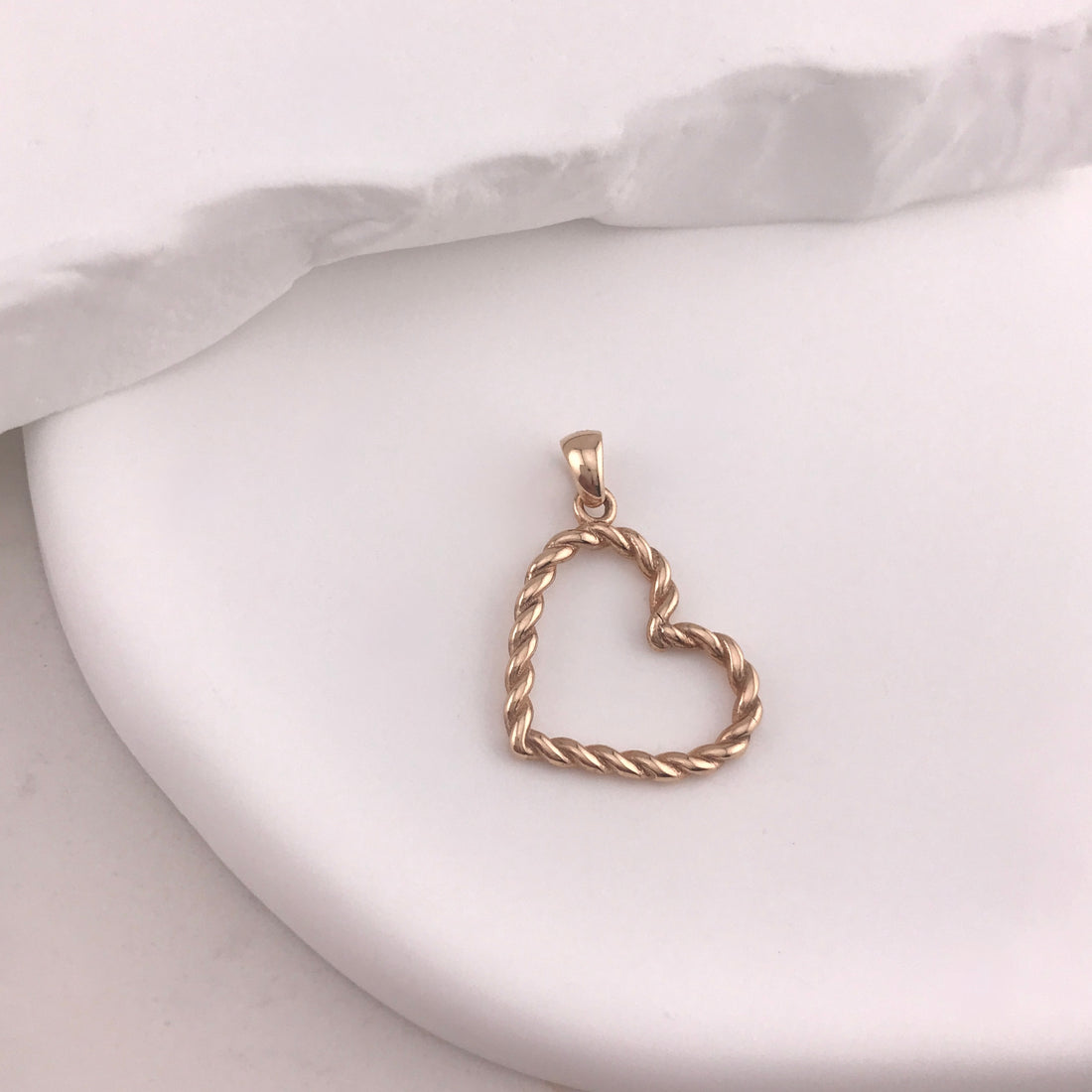 Valentina Open Heart Charm