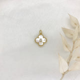 925/18k Vermeil Clover Charm