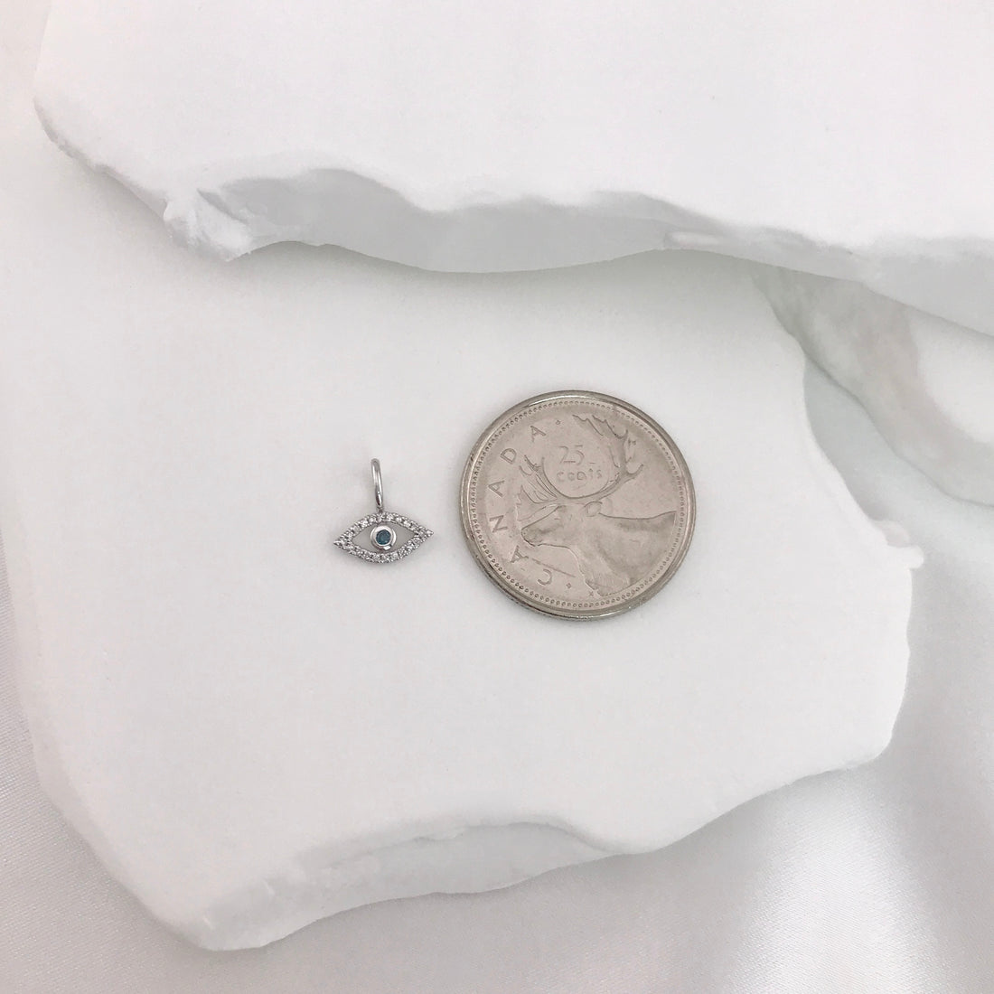 Eternal Diamond Evil Eye Pendant