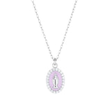 Oval Mother Mary Necklace by Amen