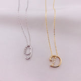 10k Gold Diamond Initial Charm
