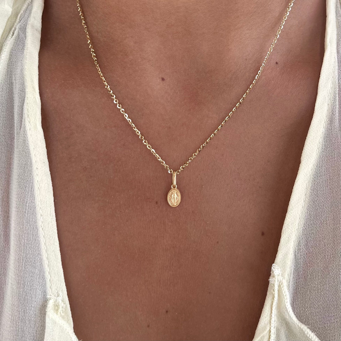 Mini Mother Mary Pendant