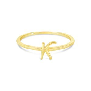 Bella Script Initial Ring