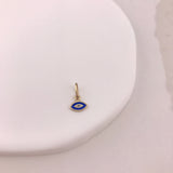 10k Gold Evil Eye Pendant