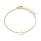 Stainless Steel Initial Bracelets by Veloria