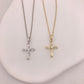 Brilliant Twist Diamond Cross