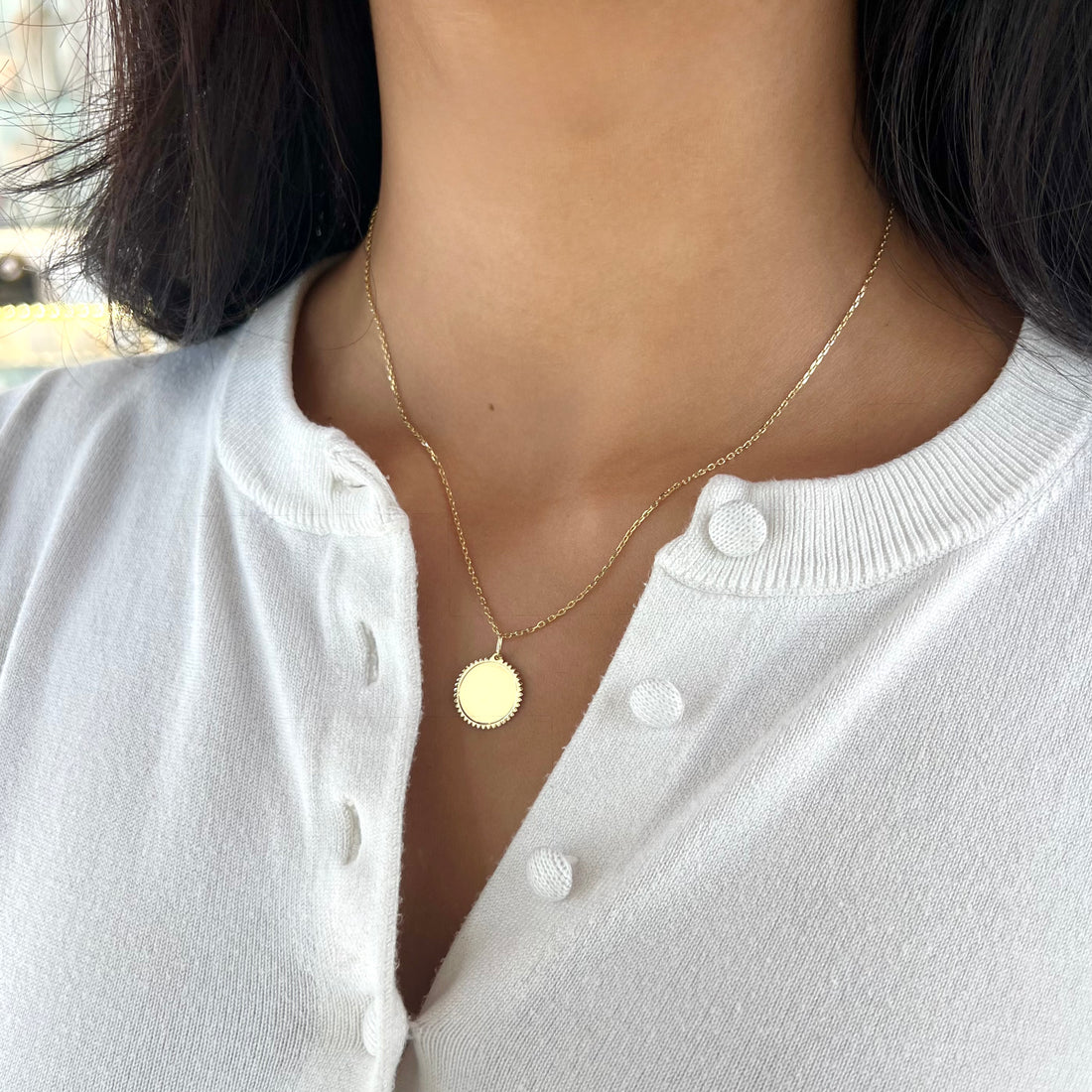Personalized Sunbeam Pendant