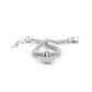 Mesh CZ Puff Heart Bracelet by Miss Mimi