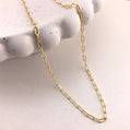 Fiore Thin Paperclip Necklace