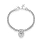 Mesh CZ Puff Heart Bracelet by Miss Mimi