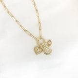 925/18k Vermeil Paperclip Enchancer Necklace