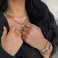 Mesh CZ Puff Heart Bracelet by Miss Mimi