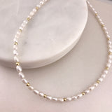 925/18K Vermeil Freshwater Pearl Necklace