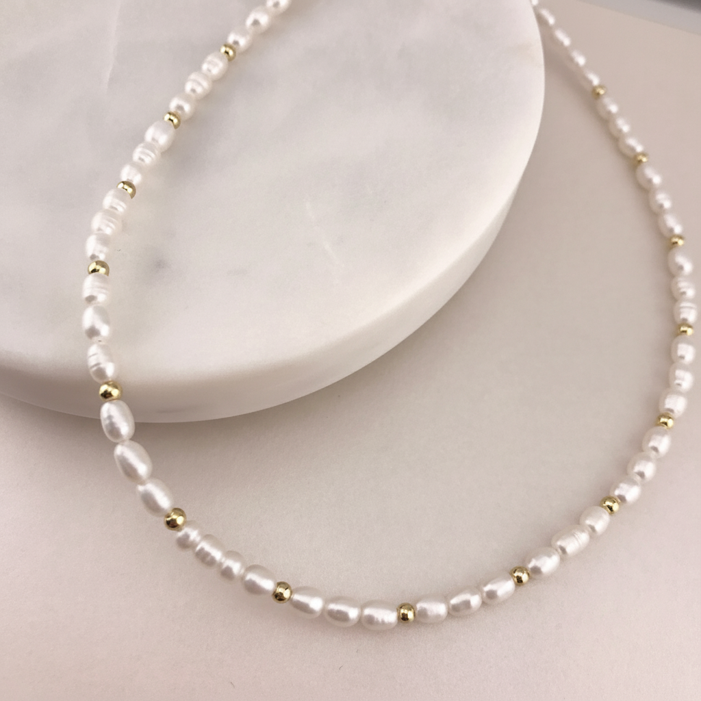 Vintage Inspired Pearl Necklace