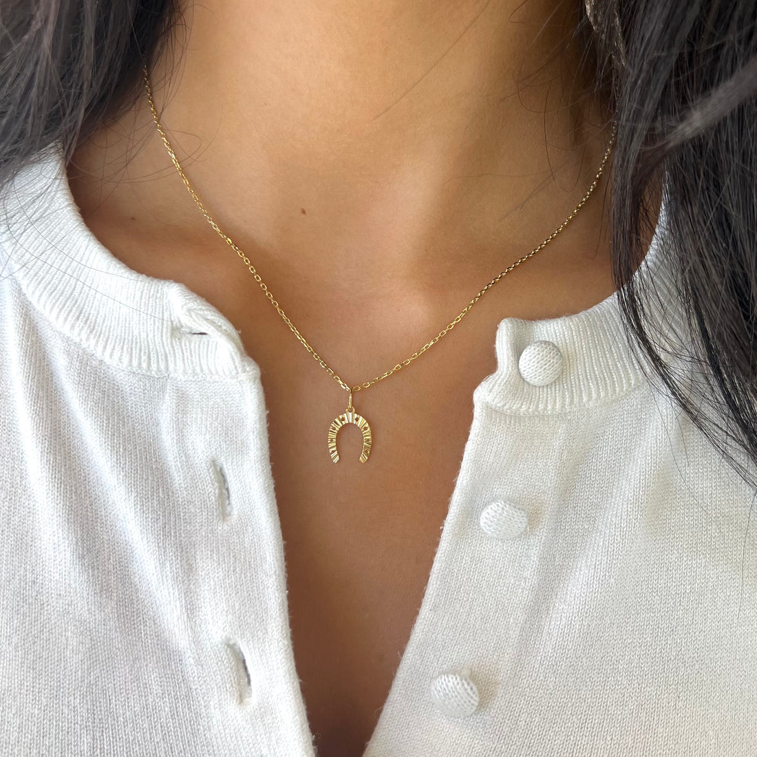 Fortuna Horseshoe Pendant