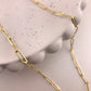 Fiore Thick Paperclip Necklace
