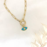 925/18k Vermeil Paperclip Enhancer Bracelet