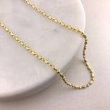 925/18k Vermeil Sparkle Cut Ball Necklace