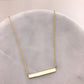 Personalized Bar Necklace