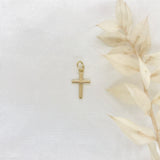 925/18k Vermeil Cross Charm