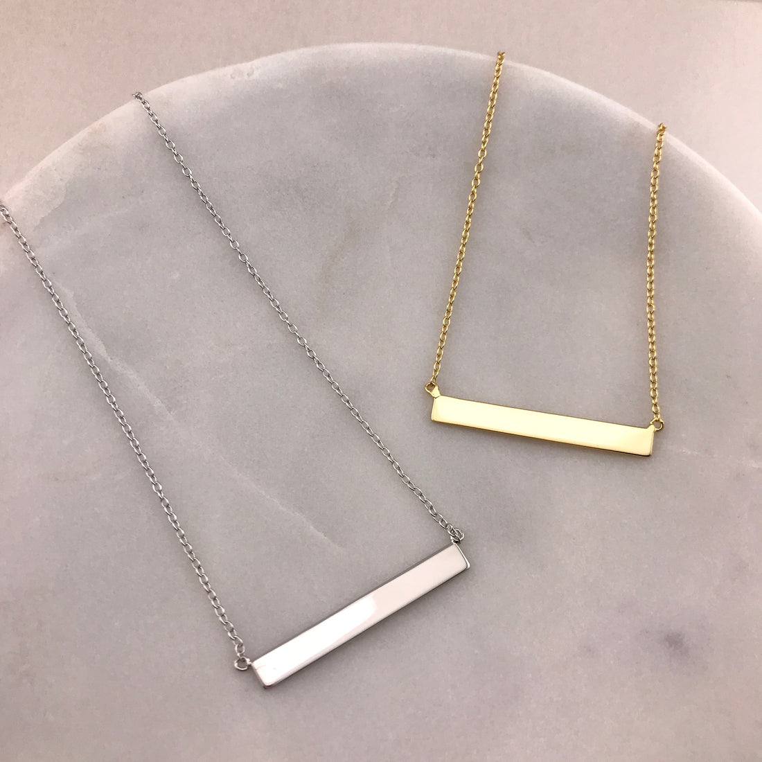 Personalized Bar Necklace