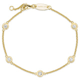 Miss Mimi- 14k/925 Vermeil Cubic by the Yard Bracelet