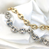 Miss Mimi- 925/14k Vermeil Coffee Bean Bracelet