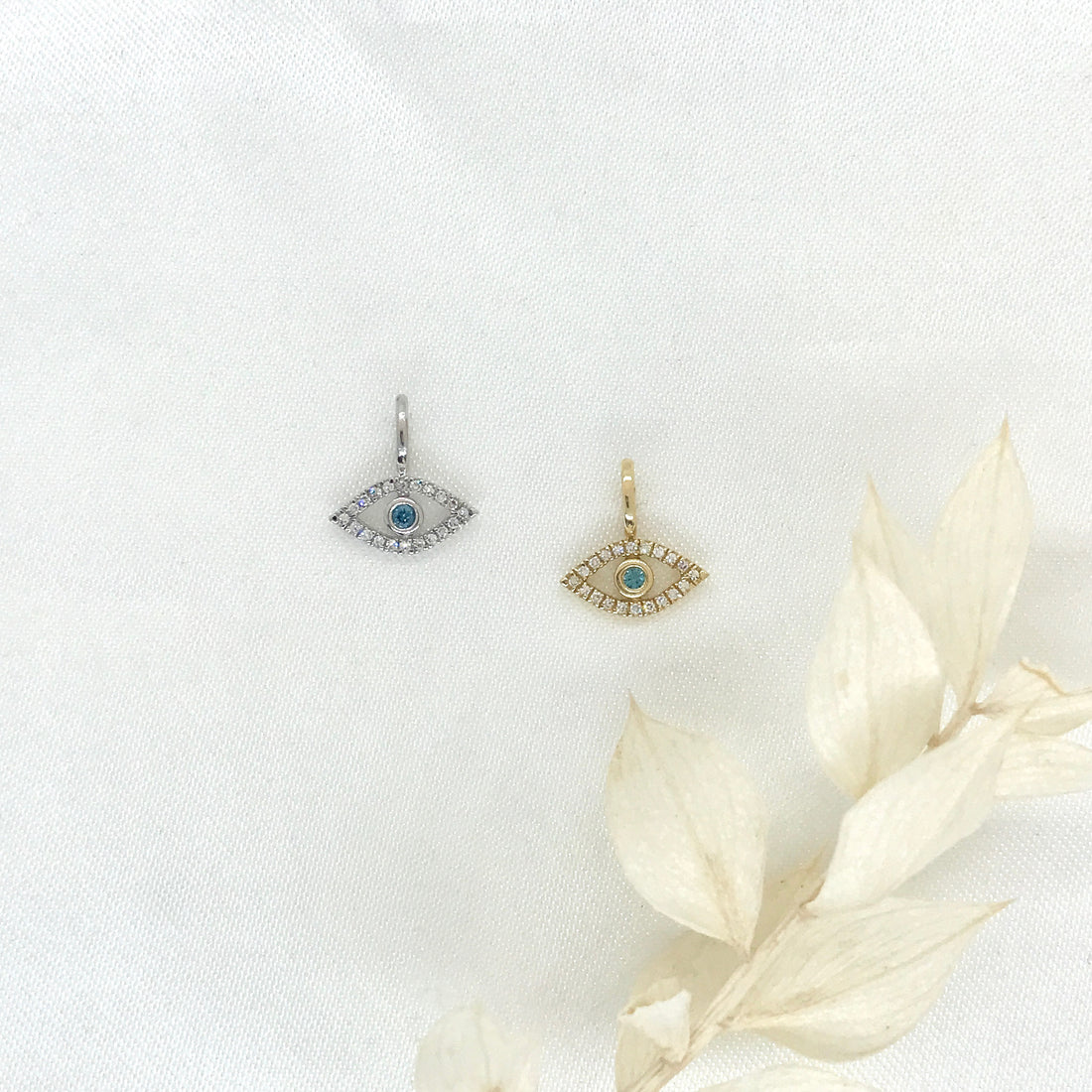 Eternal Diamond Evil Eye Pendant