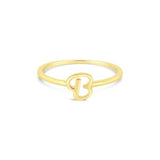 Bella Script Initial Ring