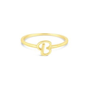 Bella Script Initial Ring