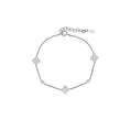 Lucky CZ Clover Bracelet