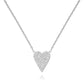 Sharp CZ Heart Necklace by Miss Mimi