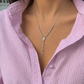 CZ Rosary Necklace by Amen