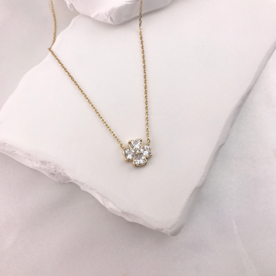 Lucky in Love Clover Necklace