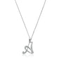 Brilliant Script Diamond Initial Necklace