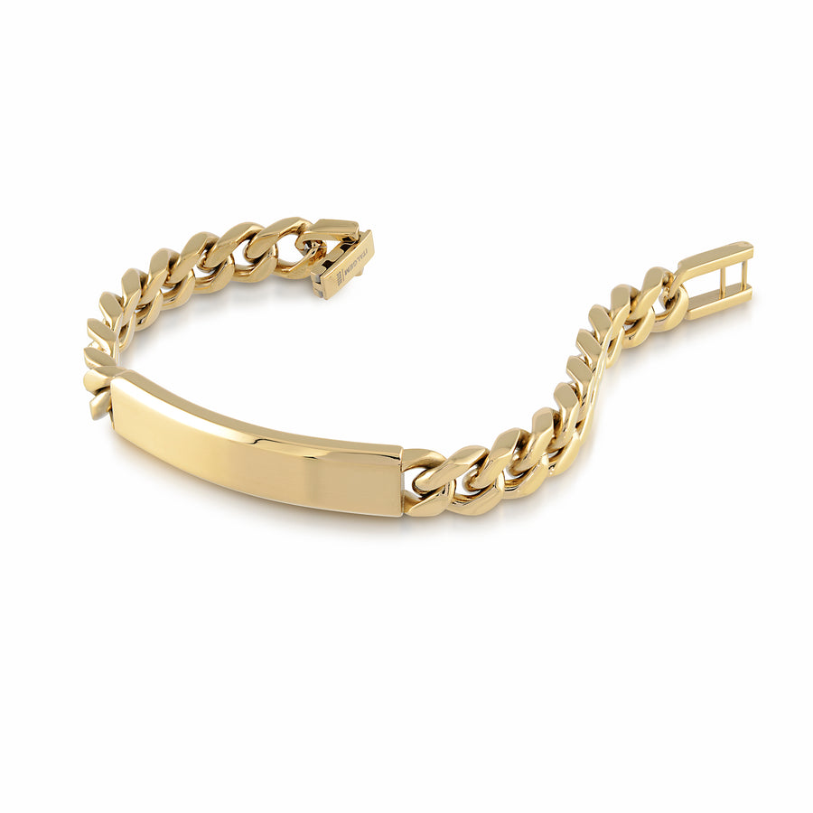 Engravable - Thicker Stainless Steel Curb Link ID Bracelet