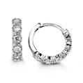 Stella CZ Bezel Huggies