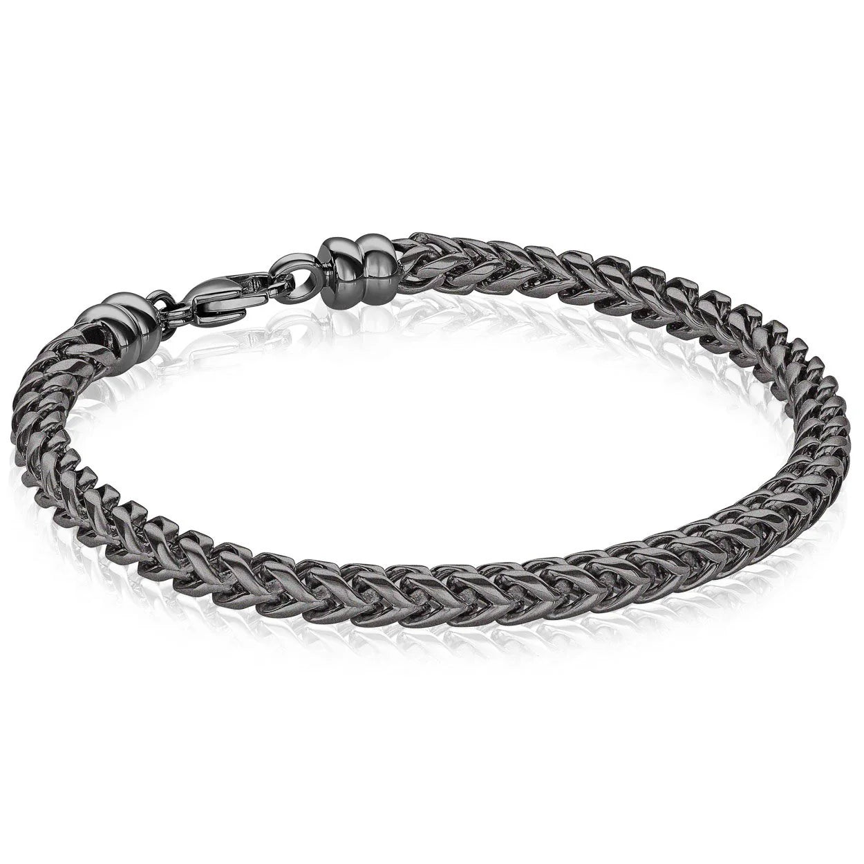 Stainless Steel Polished 5mm Franco Link Bracelet