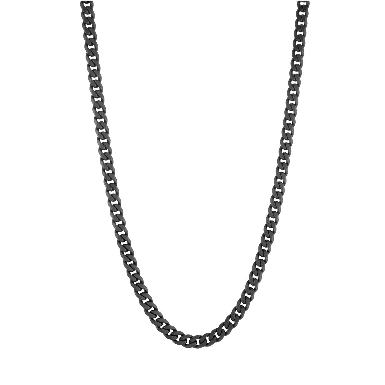 Stainless Steel 4.5mm Curb Necklace