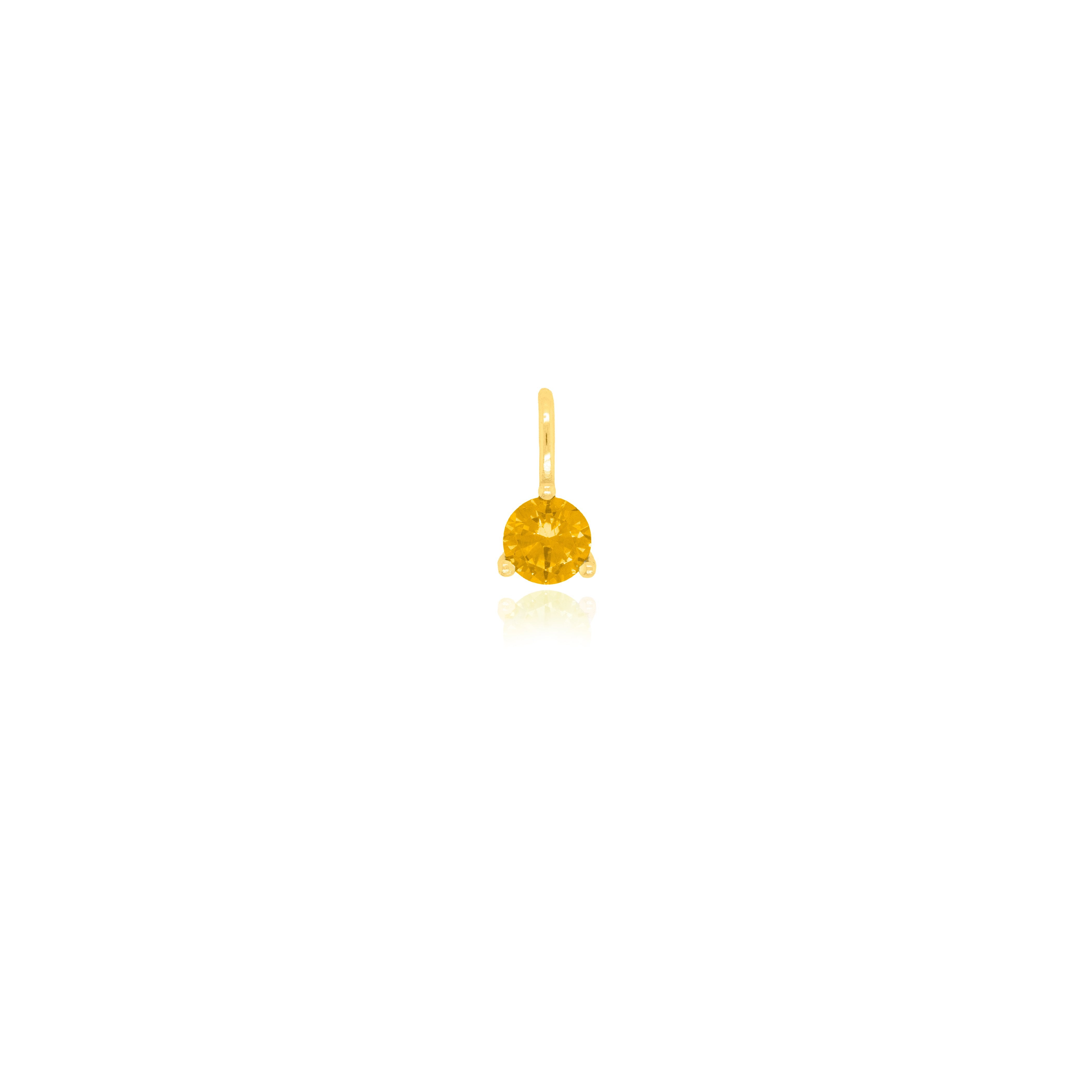 925/18k Vermeil Birthstone Charm