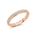 Semi Eternity Diamond Pave Ring