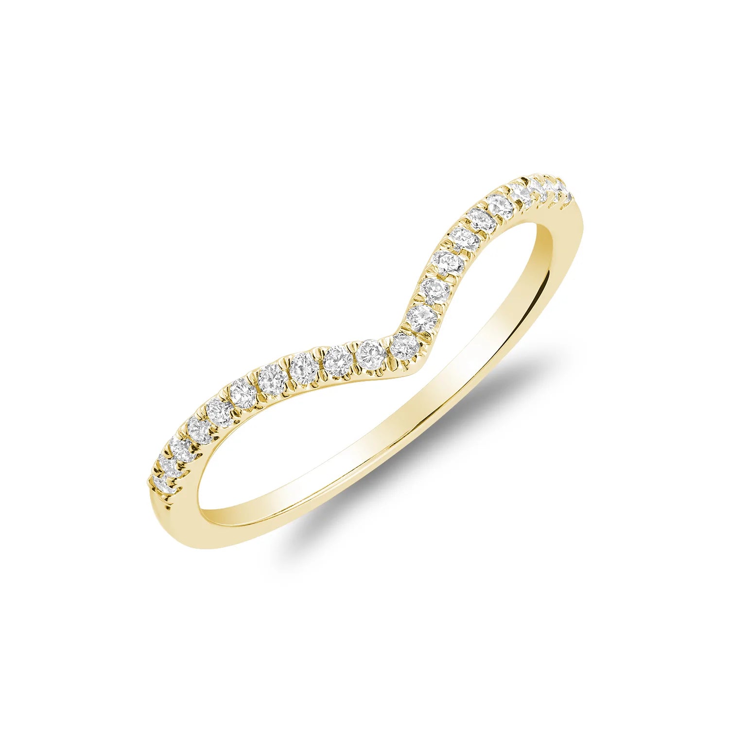 10k Gold Diamond Arrow Ring