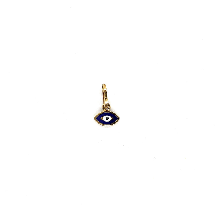 10k Gold Evil Eye Pendant