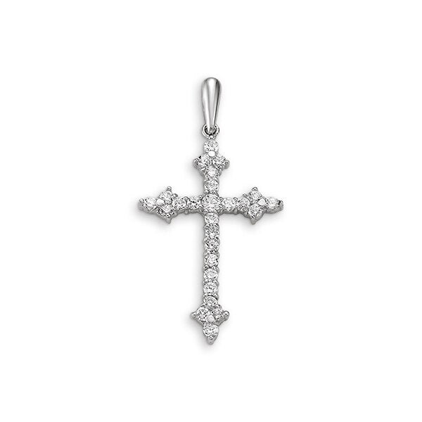 10k Gold Vintage Cross with CZ