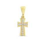 10k Gold Classic Cross with CZ